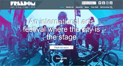 Desktop Screenshot of freedomfestival.co.uk
